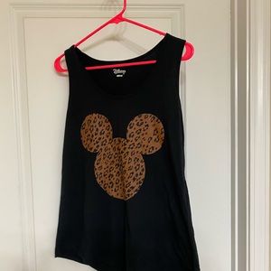 Women’s Size Medium Leopard Cheetah Disney Tank